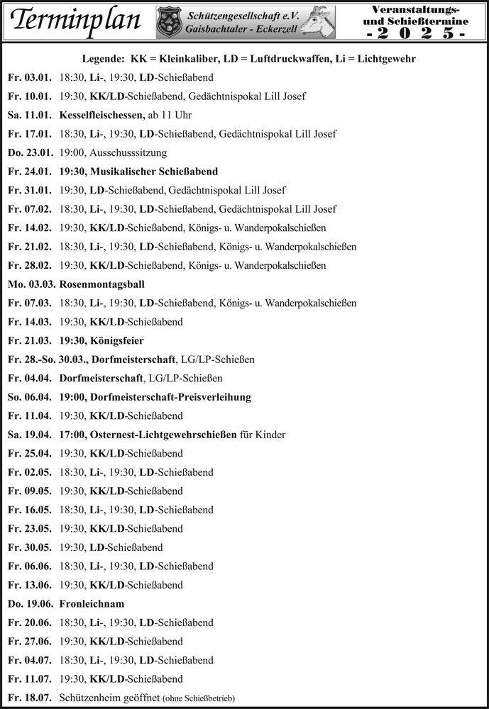 KK/LD/Li-Terminplan